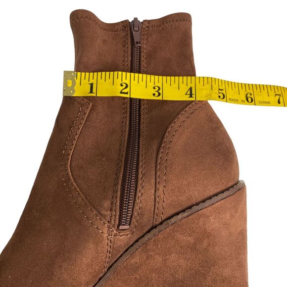 Zodiac Ilana Booties Ankle Boots Shoes Womens Size US 9.5 EU 39.5 Brown - Picture 12 of 16